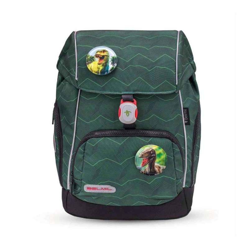 BELMIL Schulranzen COMFY PLUS Set 5 tlg für Jungen, Belmil Designs Twist of Lime