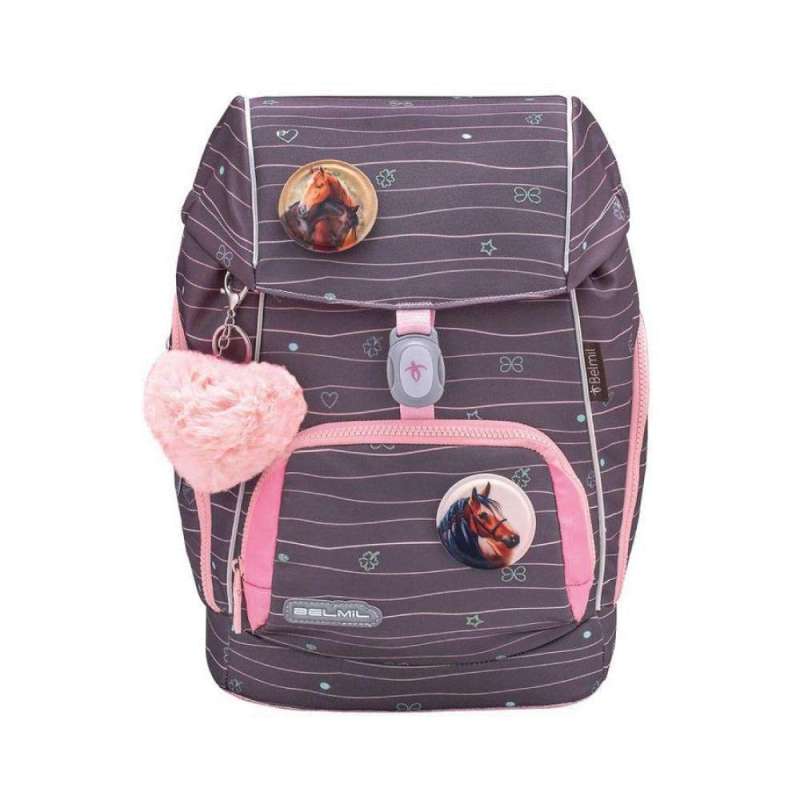 BELMIL Schulranzen COMFY PLUS Set 5 tlg für Mädchen, Belmil Designs Mint