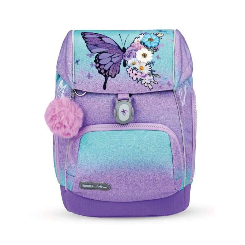 BELMIL Schulranzen COMFY PLUS Set 5 tlg für Mädchen, Belmil Designs Serenity