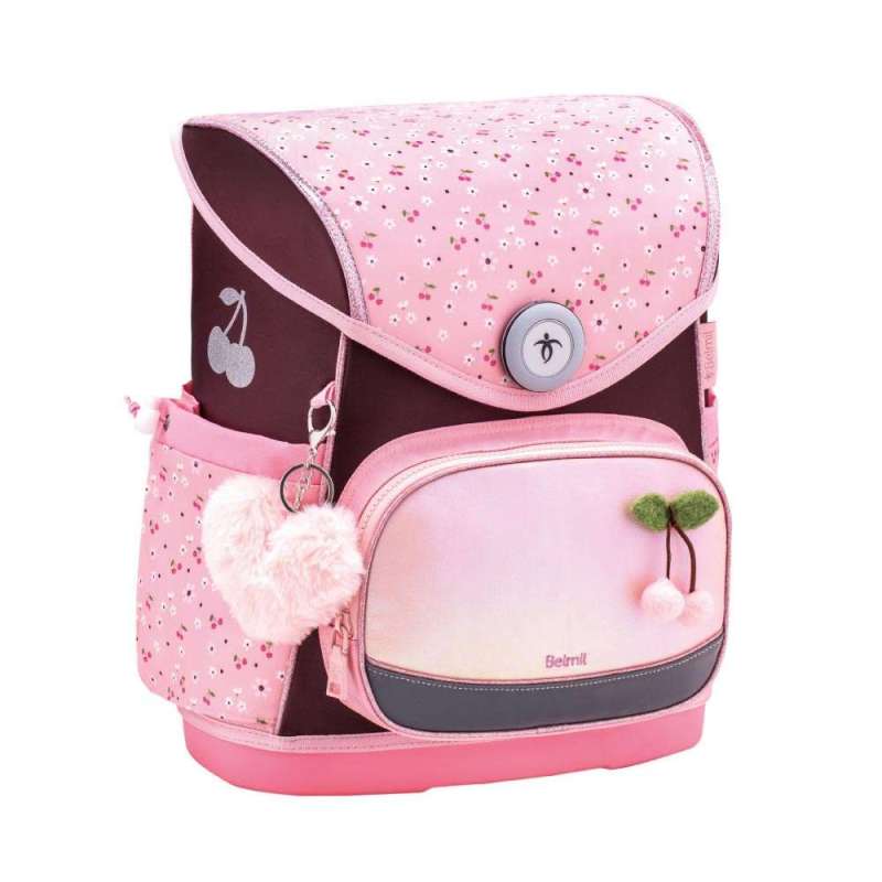 BELMIL Schulranzen COMPACT PLUS Set 5 tlg für Mädchen, Belmil Designs Cherry Blossom BELMIL Schulranzen COMPACT PLUS Set 5 tlg für Mädchen, Belmil Designs Cherry Blossom