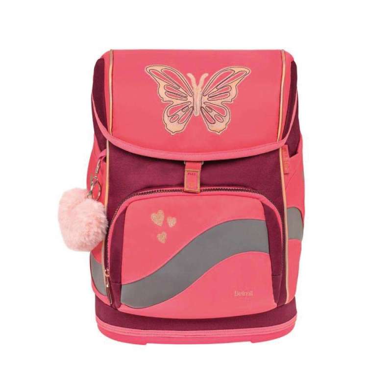 BELMIL Schulranzen SMARTY PLUS Set 5 tlg für Mädchen, Belmil Designs Coral BELMIL Schulranzen SMARTY PLUS Set 5 tlg für Mädchen, Belmil Designs Coral