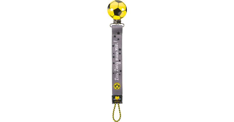 BVB-Schnullerband schwarz/gelb von Borussia Dortmund