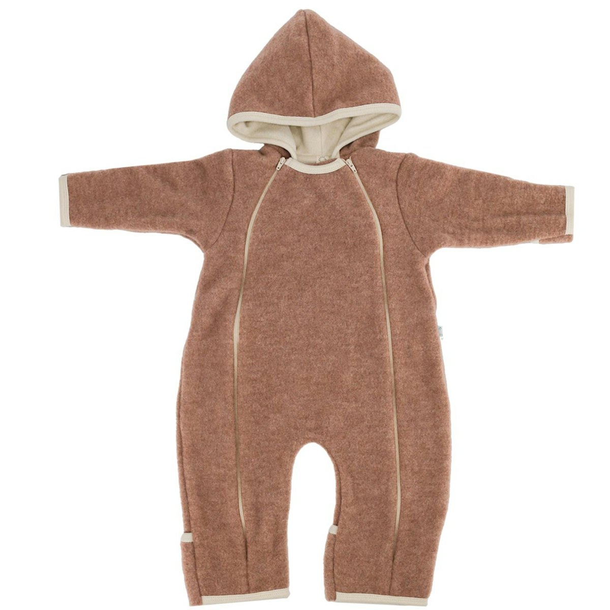 Baby Overall Woll-Fleece kräftiges altrosa 62/68