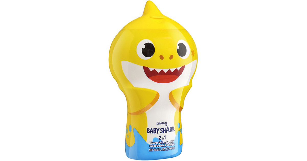 Baby Shark 2 in 1 Duschgel & Shampoo 3D 400 ml von embb EMPEAK MARKWINS BEAUTY BRANDS