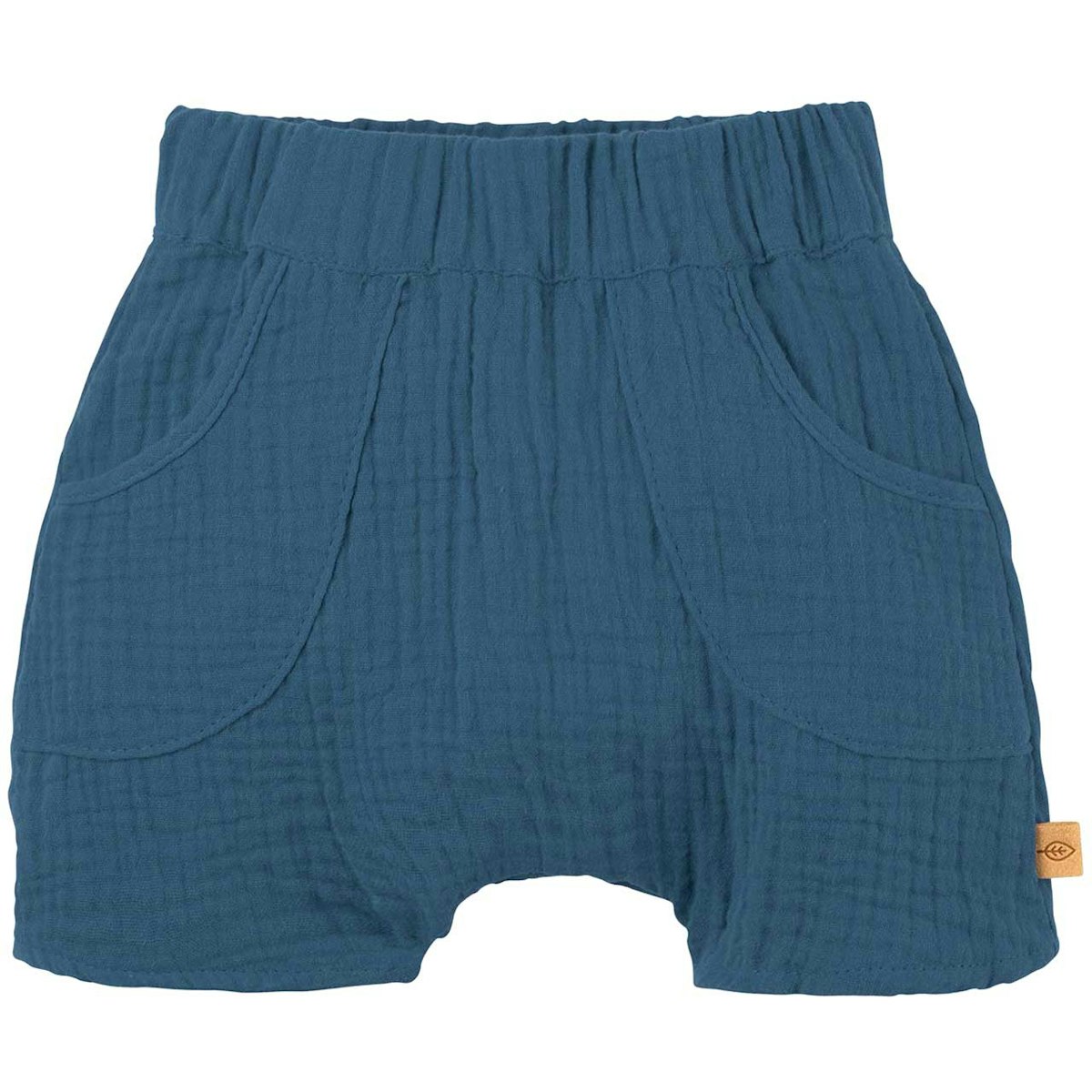 Baby Shorts Musselin blau 74