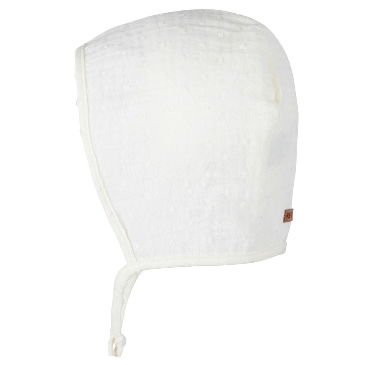 Baby Sommerhäubchen Musselin creme 35