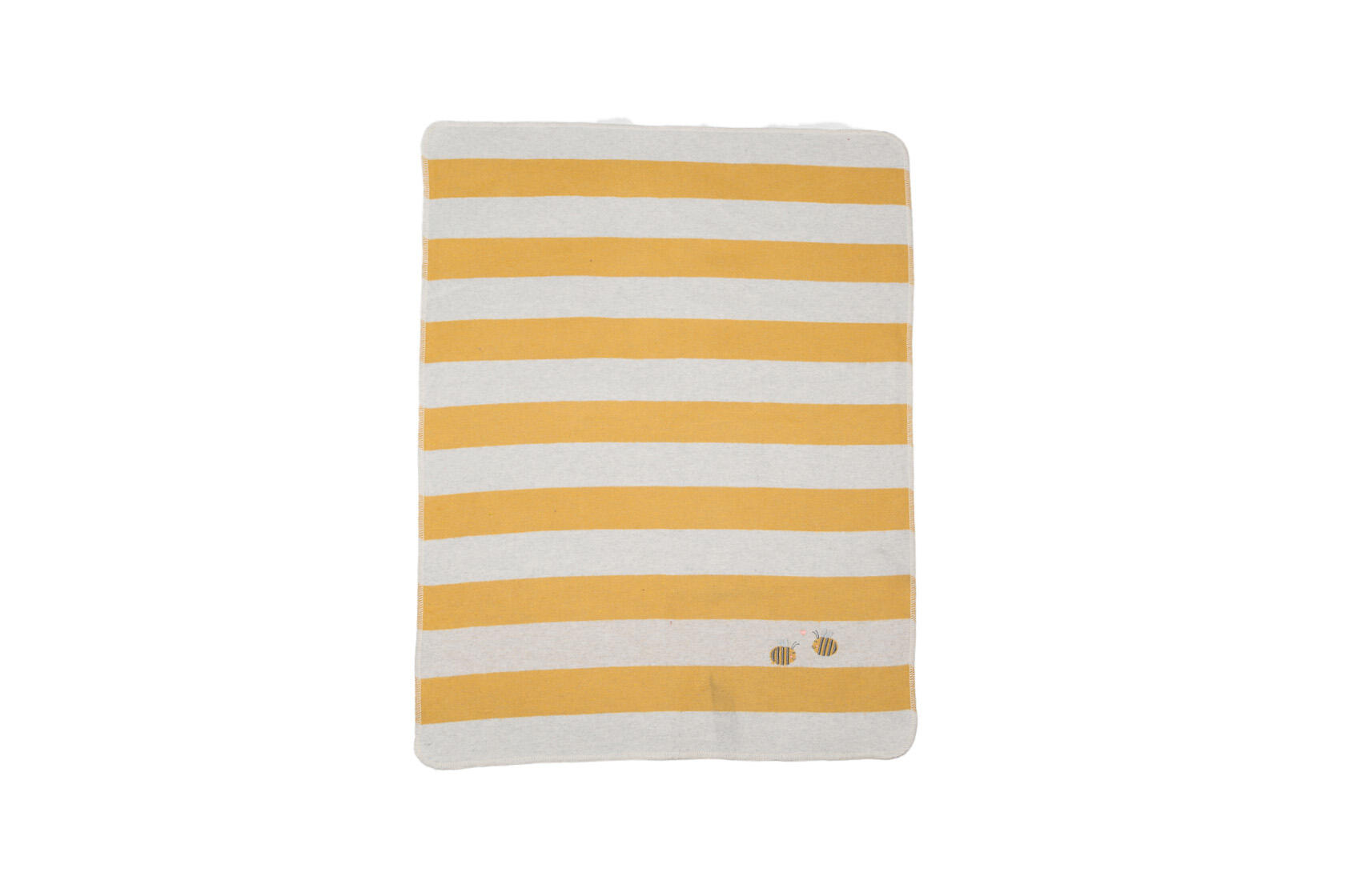 Babydecke Streifen Biene