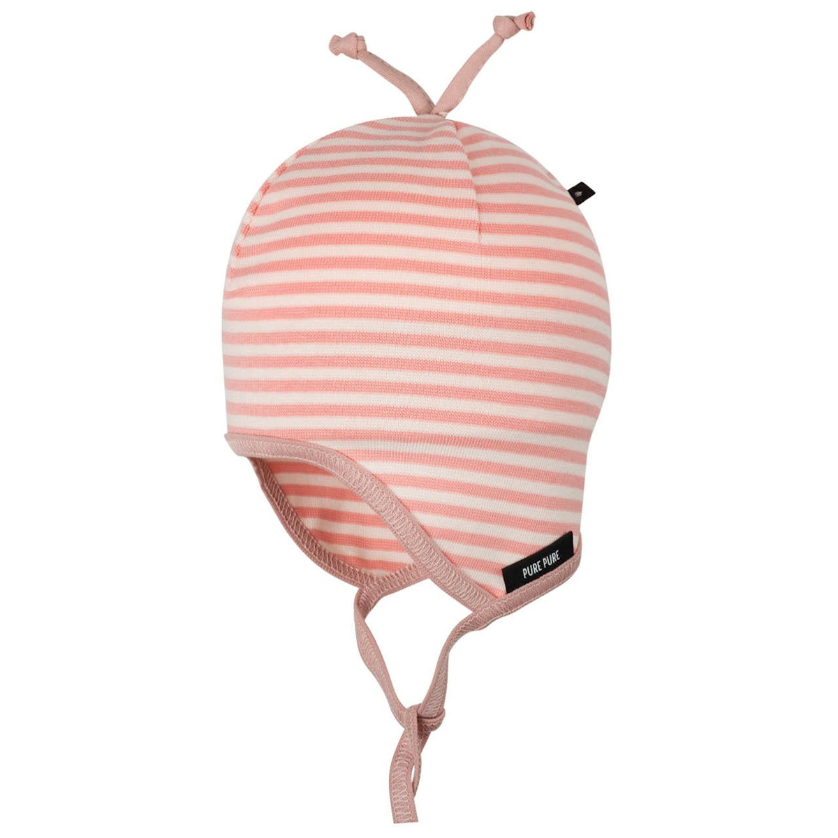 Babymütze leicht Übergangszeit pfirsich-rosa 45