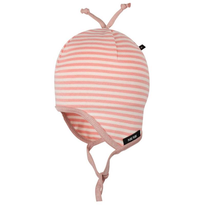 Babymütze leicht Übergangszeit pfirsich-rosa 45