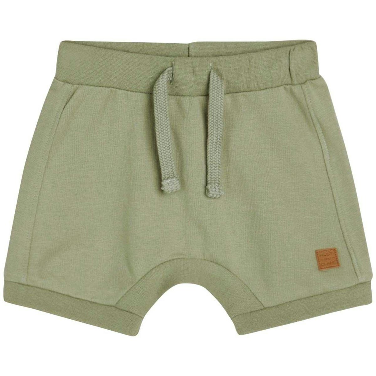 Babyshorts grün Bündchen 68