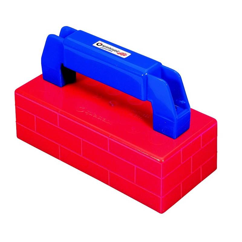 Backsteinform Sandspielzeug blauer Griff Backsteinform Sandspielzeug blauer Griff