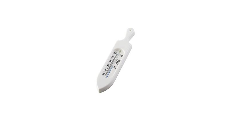 Badethermometer klassisch weiß