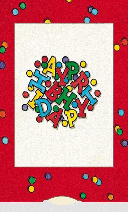 Bärenpresse - Lebende Karte Happy Birthday Ball
