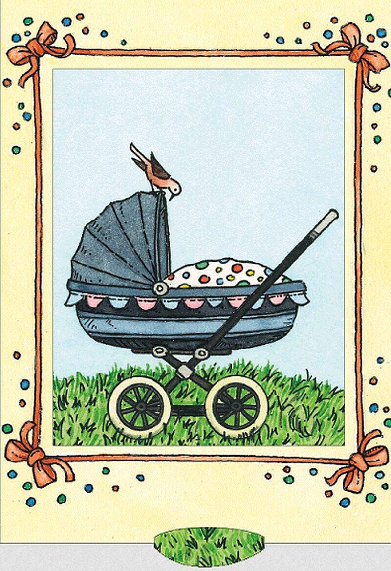 Bärenpresse - Lebende Karte Kinderwagen/Baby