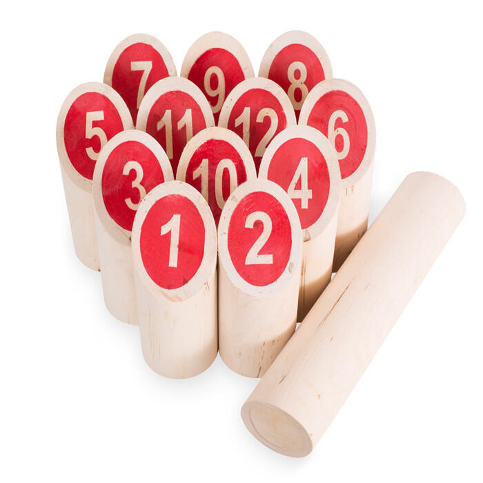 Ballaballa - Kubb / Möllky / Nummernkubb/ Birkenholz