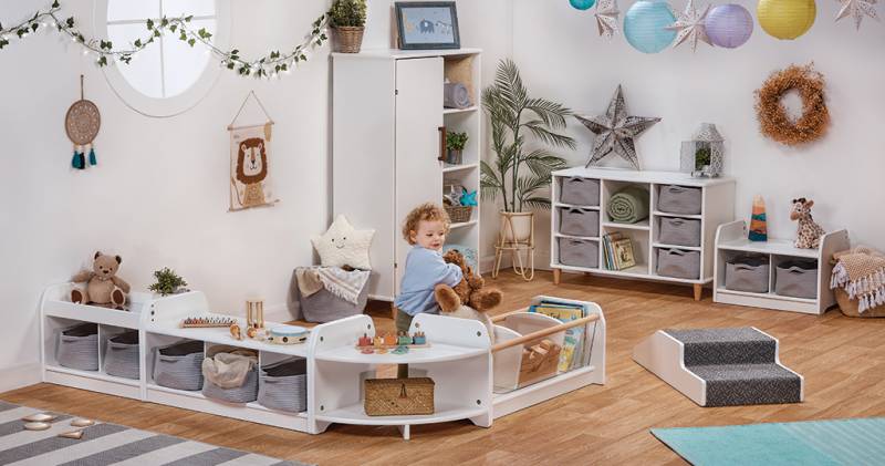 Bambino Kinderzone – Komplettes Möbelset für Krippe & Babybereich Bambino Kinderzone – Komplettes Möbelset für Krippe & Babybereich