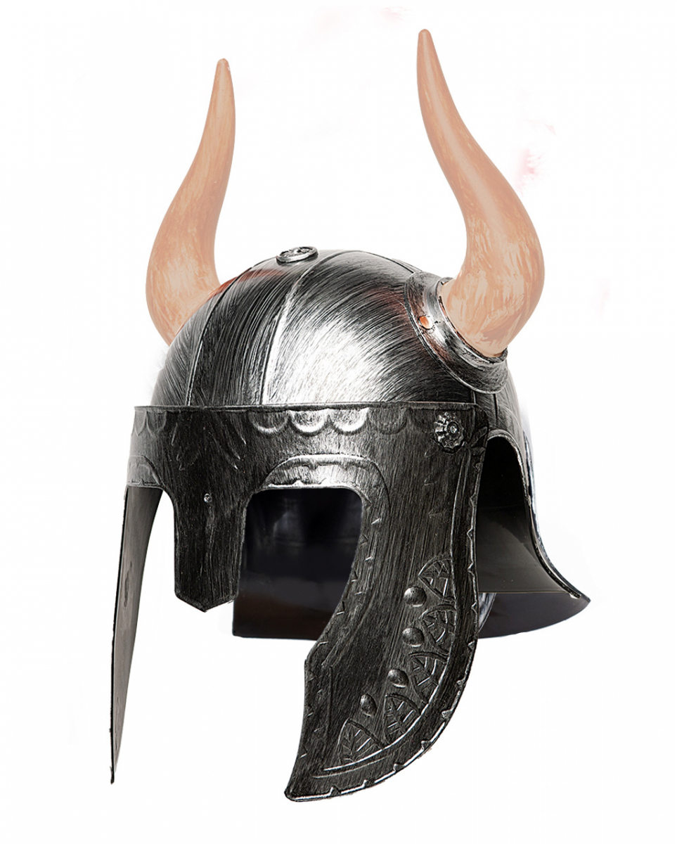 Barbarischer Krieger Helm mit Hörner