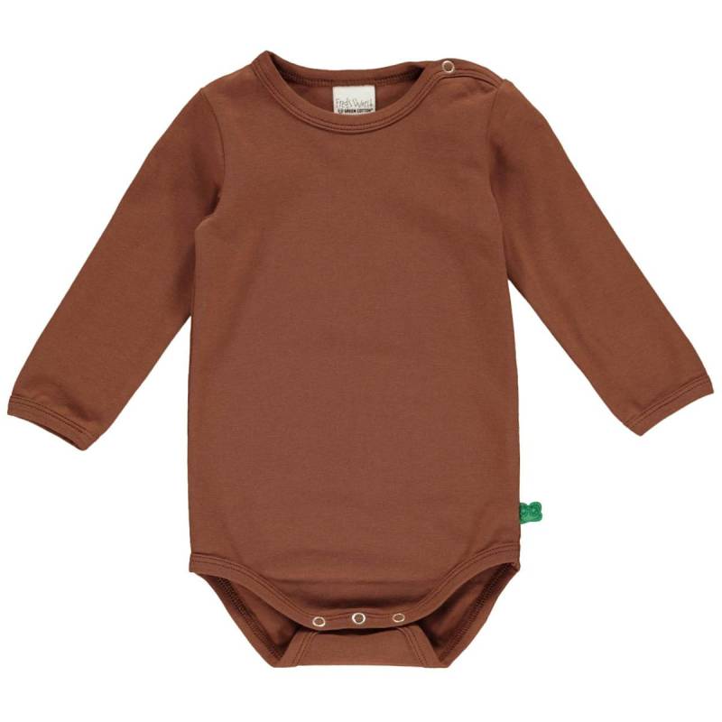 Basic Body langarm braun 68