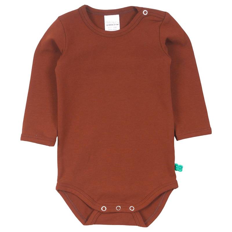 Basic Body langarm in kräftig braun 80 Basic Body langarm in kräftig braun 80