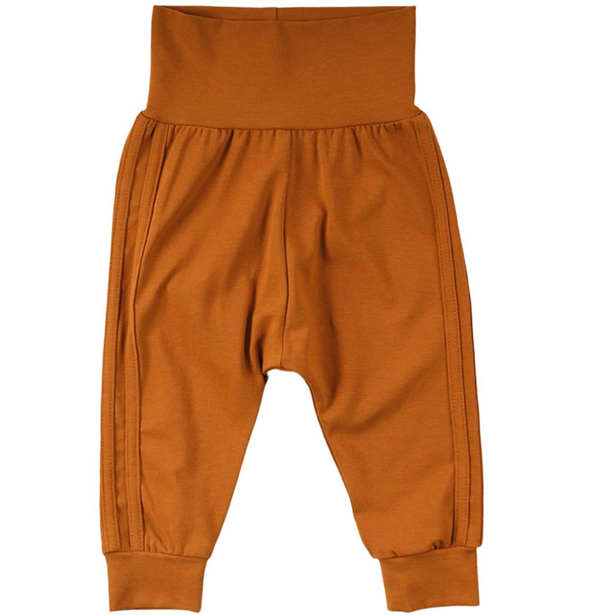 Basic Jogginghose mit seitlichen Streifen in braun 62