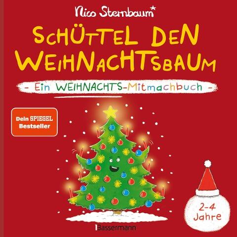 Bassermann Verlag - Schüttel den Weihnachtsbaum. Ein Weihnachts-Mitmachbuch zum Schütteln, Schaukeln, Pusten, Klopfen und sehen, was dann passiert. Vo