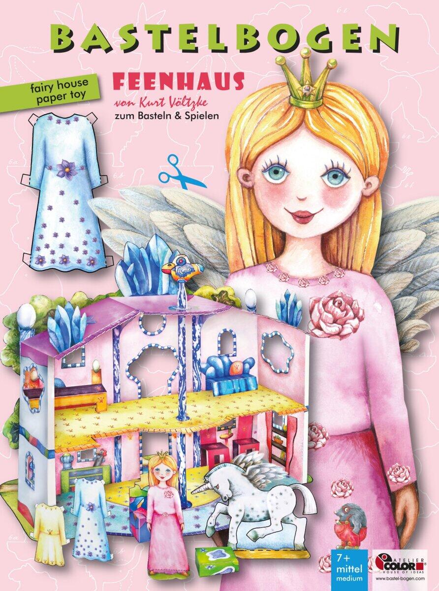 Bastelbogen Feenhaus