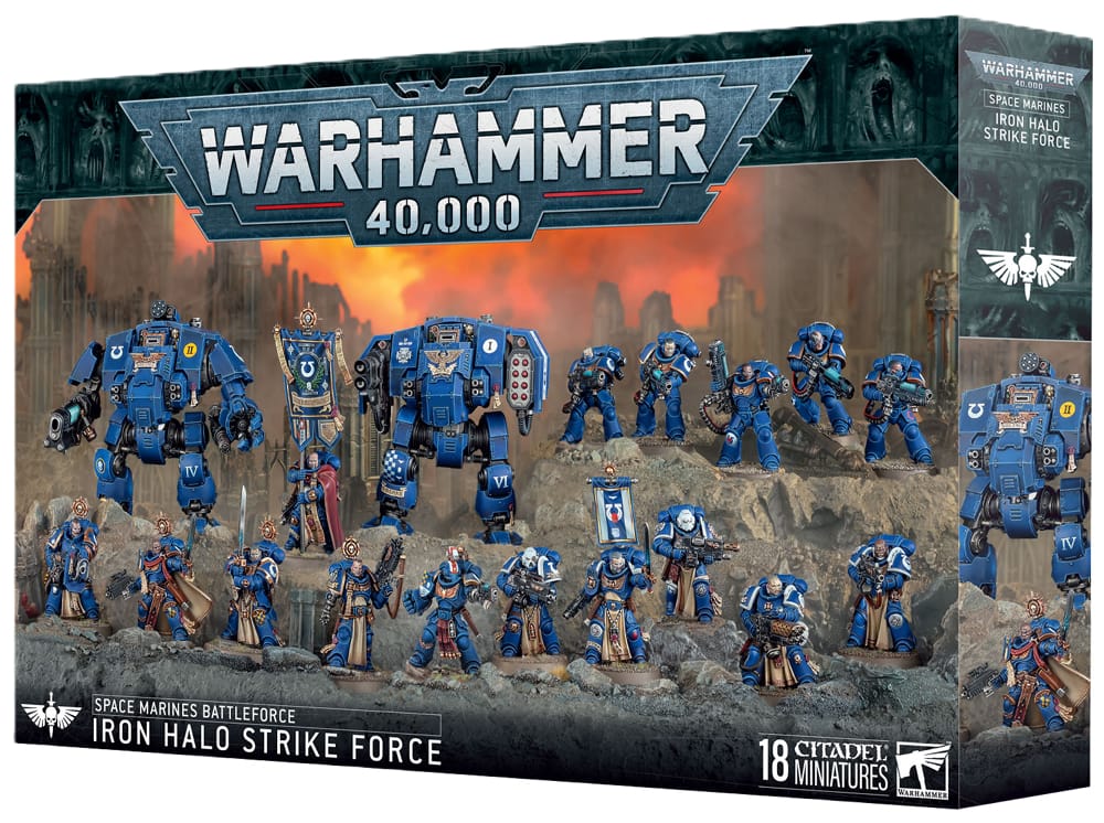 Battleforce Space Marines Iron Halo Strike Force Warhammer 40.000 Starter Armee