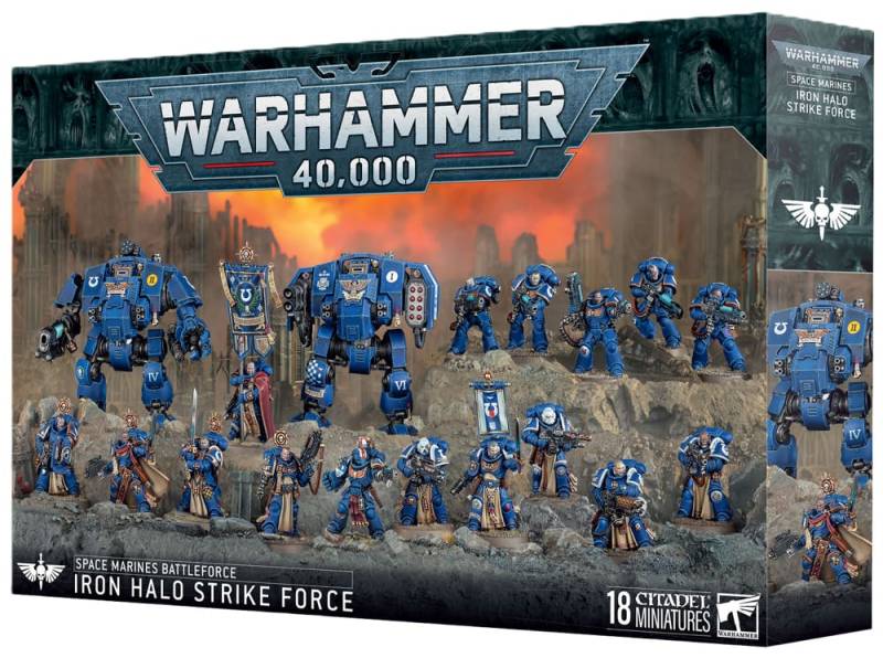 Battleforce Space Marines Iron Halo Strike Force Warhammer 40.000 Starter Armee
