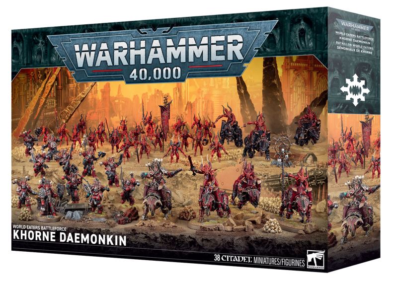 Battleforce World Eaters Khorne Daemonkin Warhammer 40.000 Starter Armee