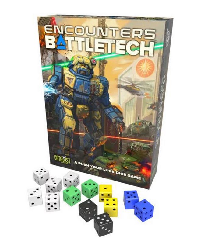 Battletech Encounters Game (Englisch) Catalyst Game Labs Dice and Cards Game