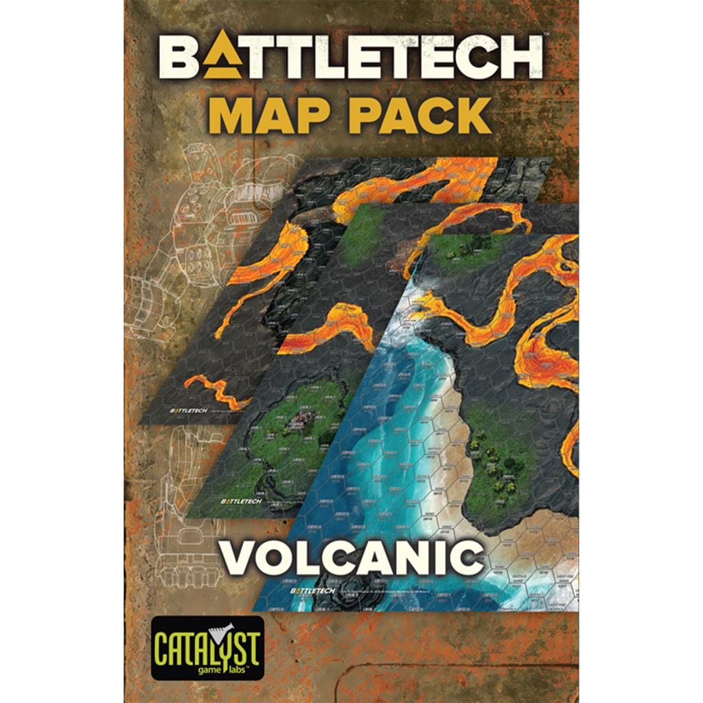 Battletech Map Pack Volcanic (Englisch) Mechs Roboter Spielflächen Spielkarten