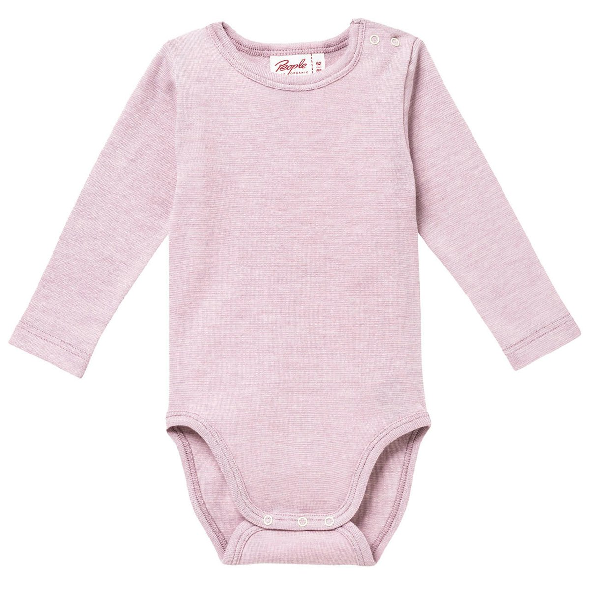 Baumwolle Wolle Seide Body langarm flieder melange 50/56 Baumwolle Wolle Seide Body langarm flieder melange 50/56