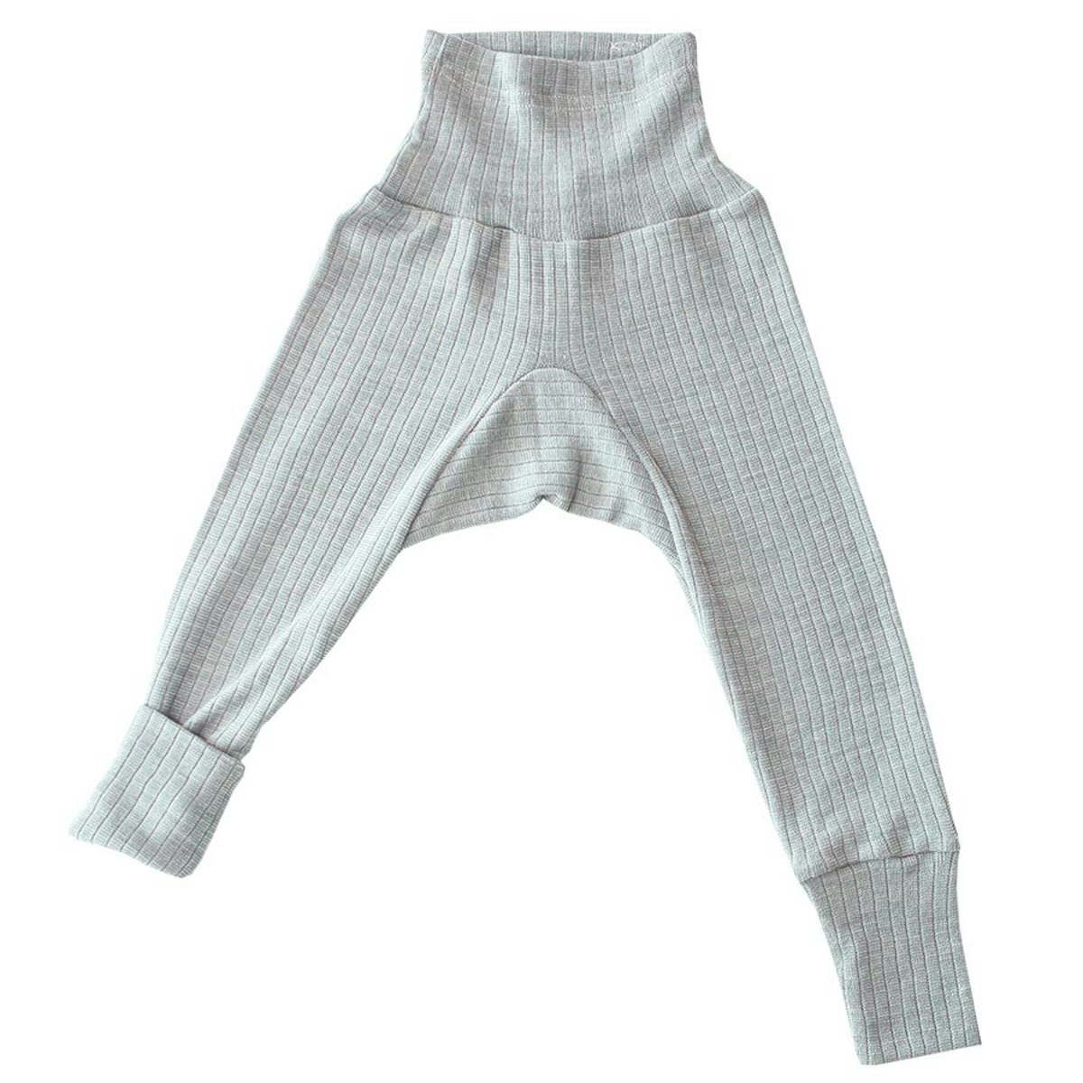 Baumwolle Wolle Seide Leggings grau meliert 98/104 Baumwolle Wolle Seide Leggings grau meliert 98/104