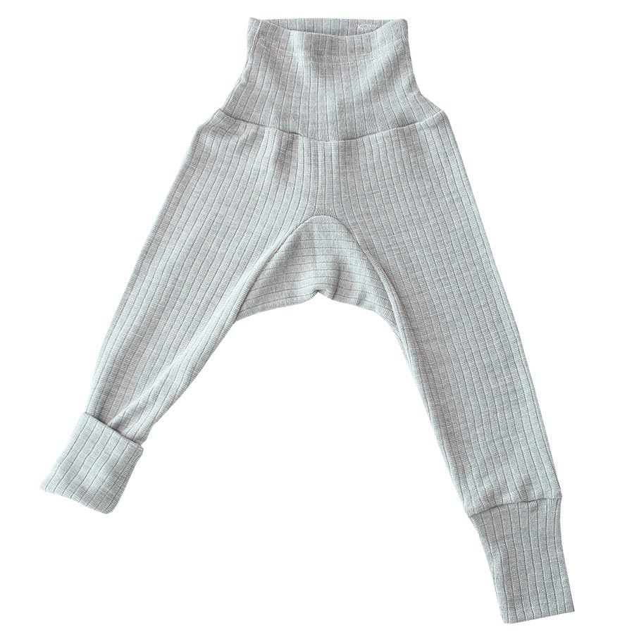 Baumwolle Wolle Seide Leggings grau meliert 98/104 Baumwolle Wolle Seide Leggings grau meliert 98/104