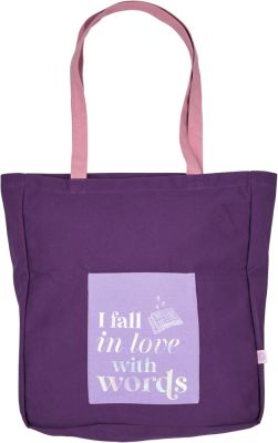 Baumwolltasche "I fall in love with..." - Passion for Pages