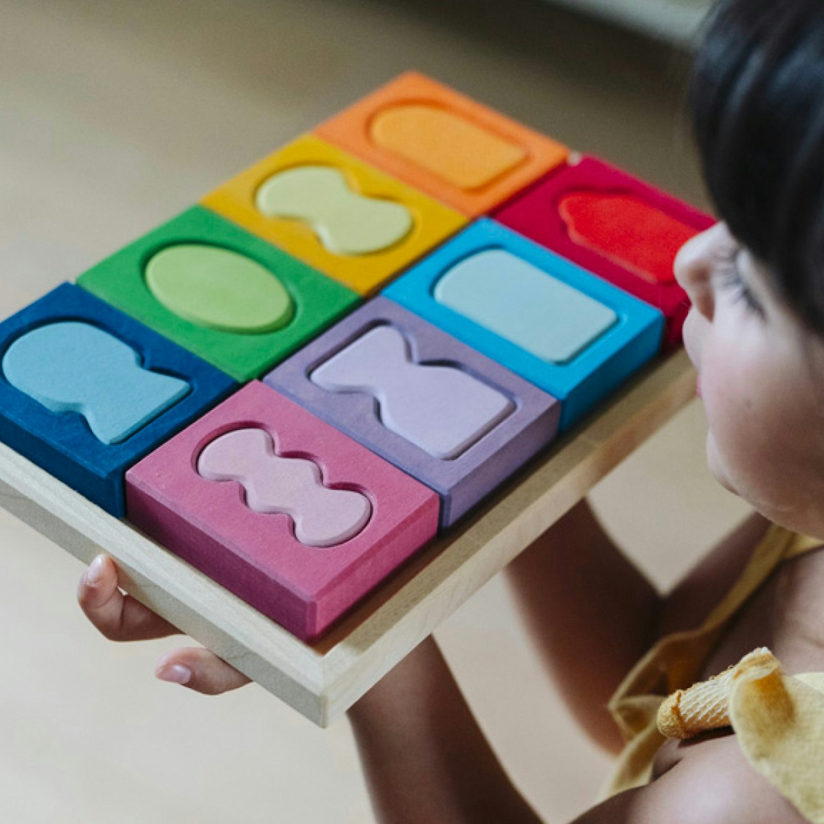 Bauspiel Fenster bunt 18,6 x 26,6 cm