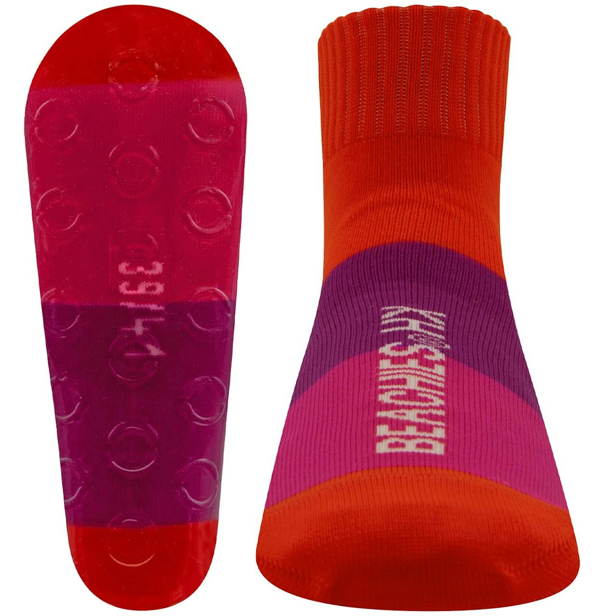 Beachies Erwachsene Strand- und Wattsocken Block pink 41/43