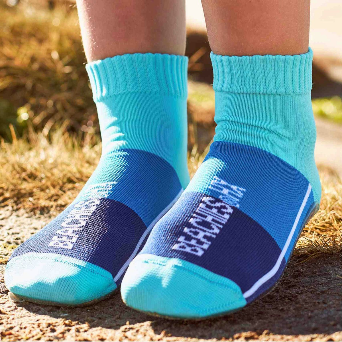 Beachies Kinder Strand- und Wattsocken Block blau 25/27