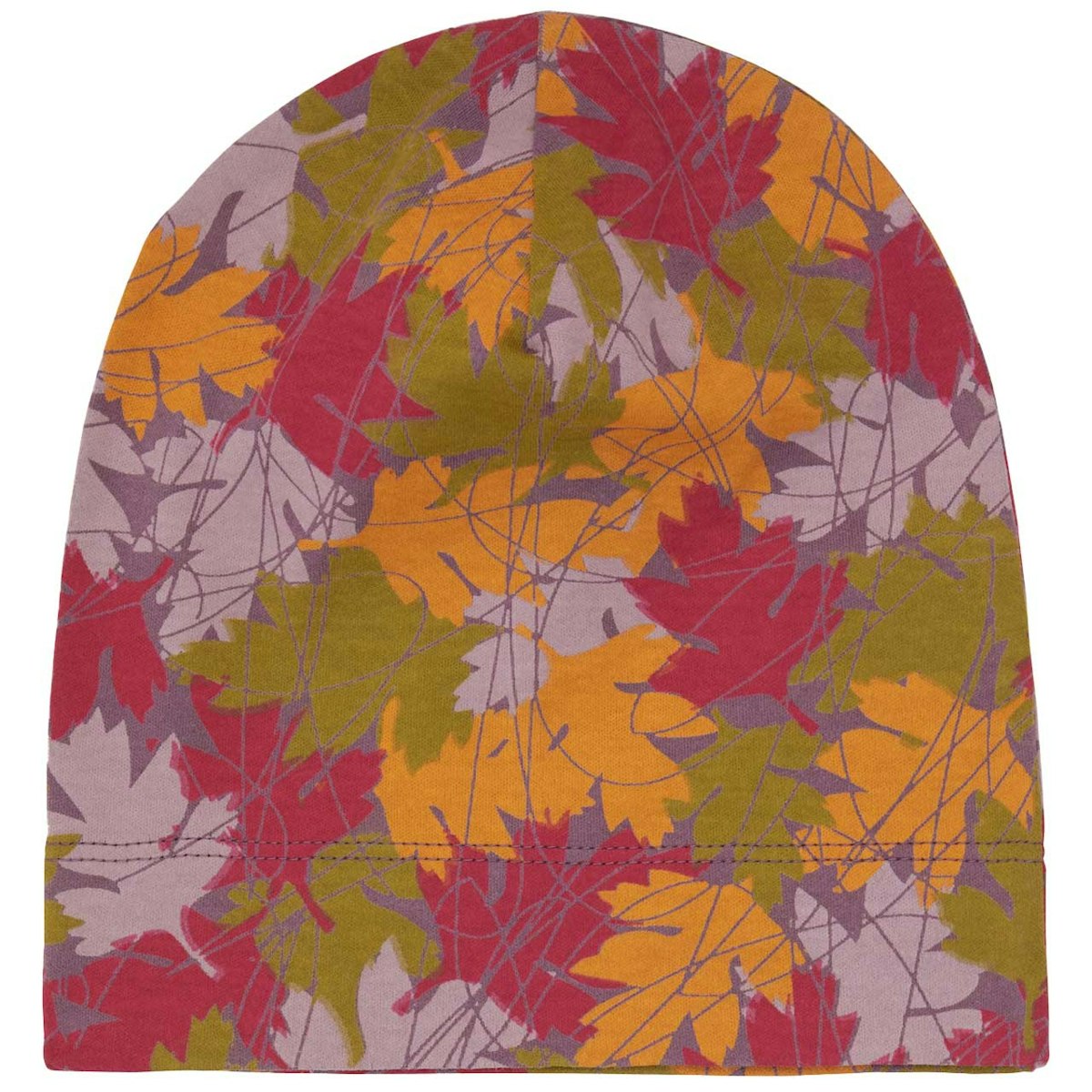 Beanie Blätter Herbstfarben 48/52