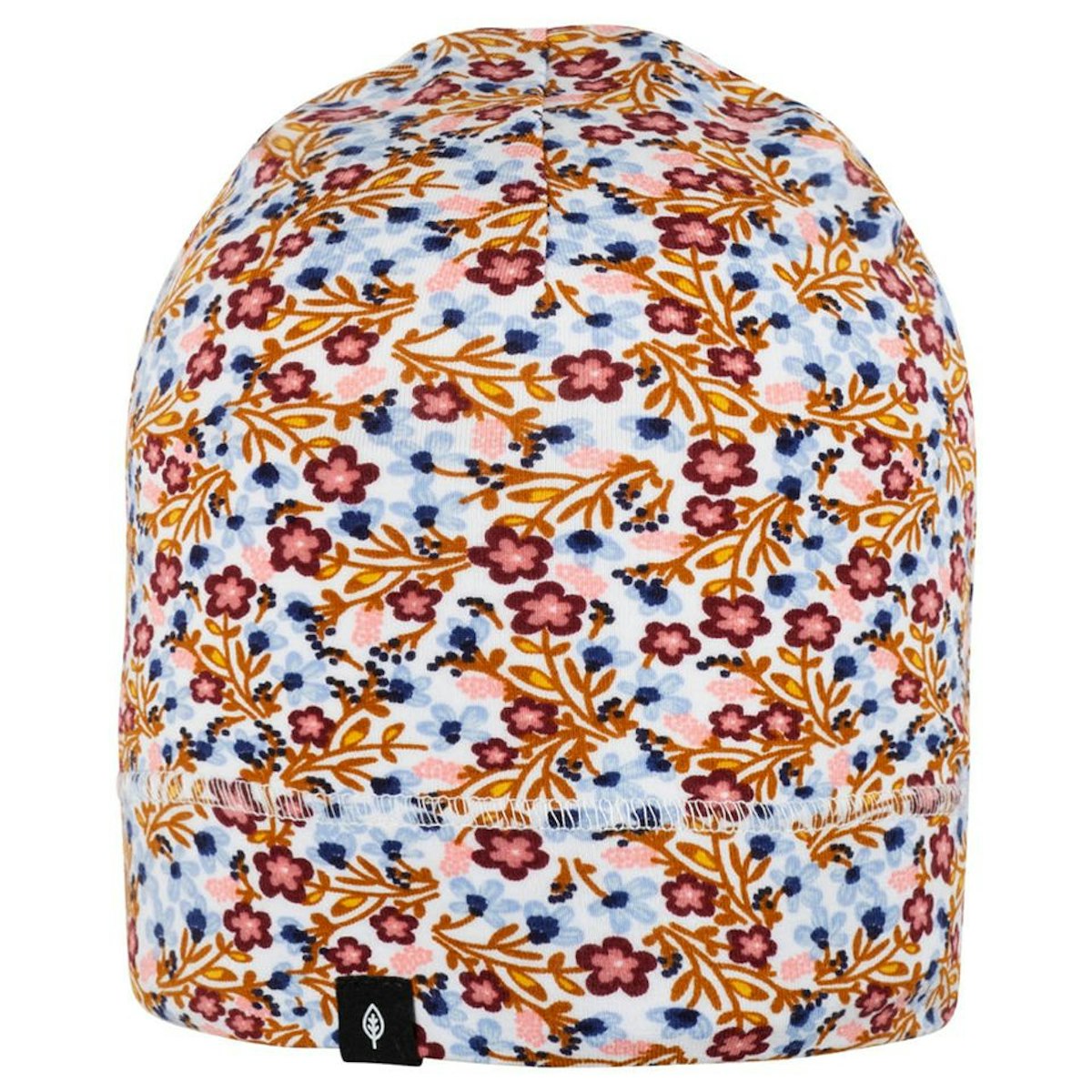 Beanie Frühling Blumen blau rosa 51 Beanie Frühling Blumen blau rosa 51