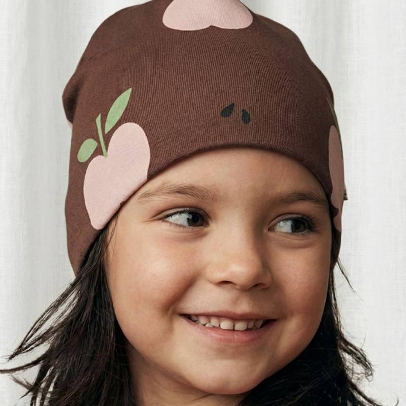 Beanie gefüttert Apfel braun 52/54 Beanie gefüttert Apfel braun 52/54