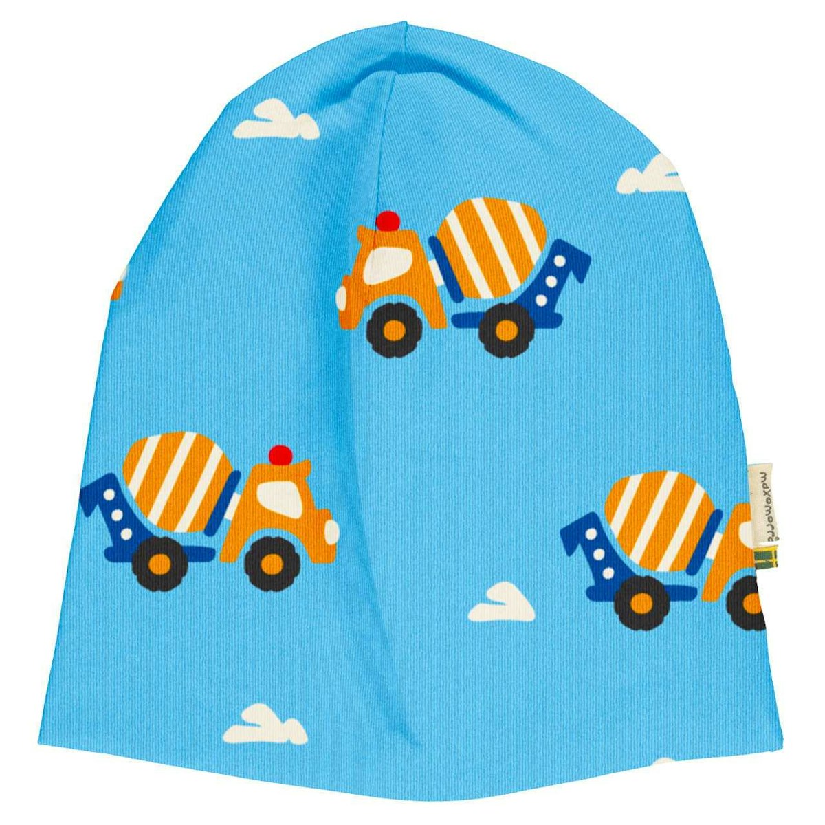 Beanie leicht Betonmischer blau 52/54