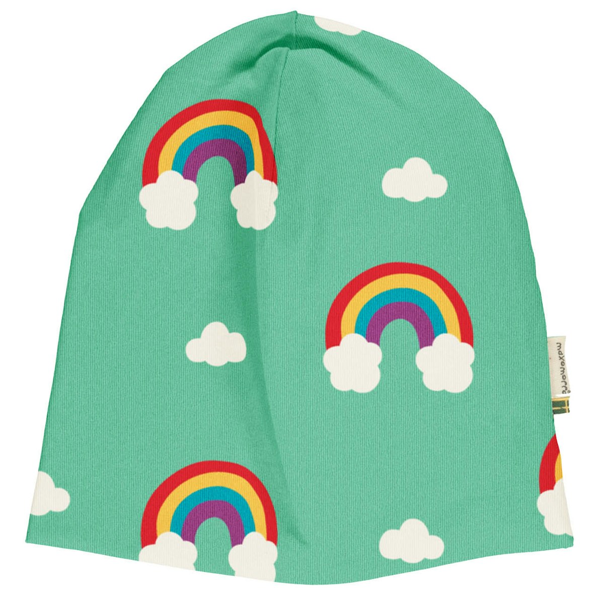 Beanie leicht Regenbogen türkis 48/50