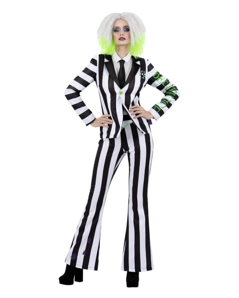 Beetlejuice Damen Kostümanzug L Beetlejuice Damen Kostümanzug L