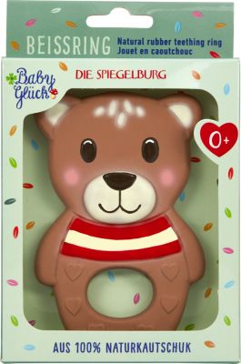 Beißring aus Naturkautschuk Teddy - BabyGlück