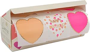 Bell Trade - Stickerset Herzen neon 4,5 cm, 150 Stück in 3 Farben