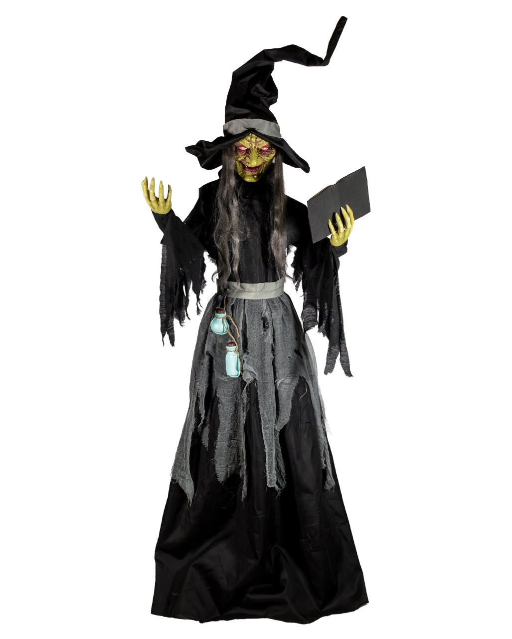 Belladonna die Shadowbrew Hexe Halloween Animatronic 198cm
