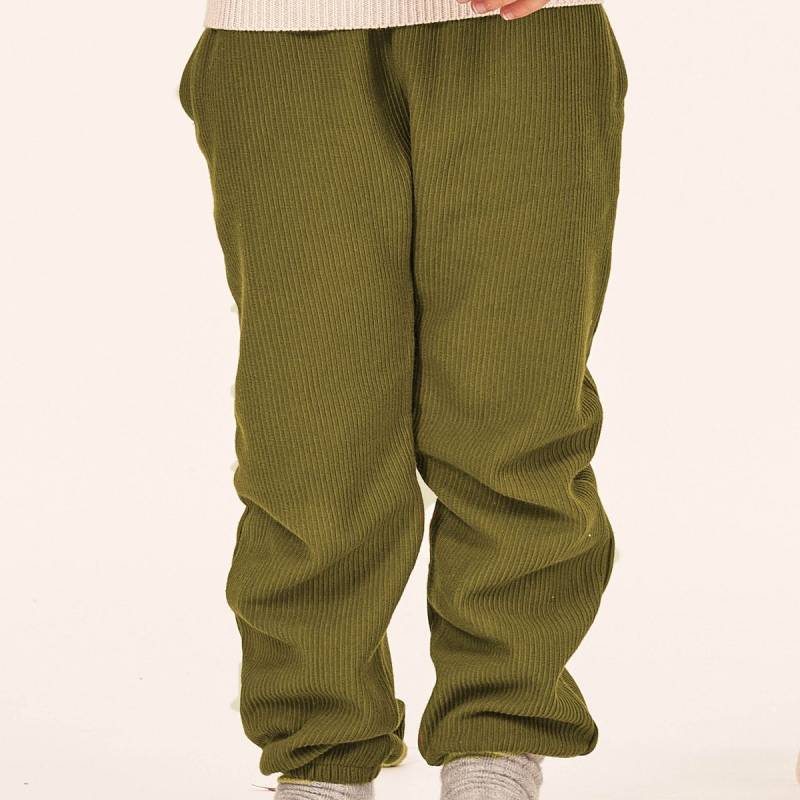 Bequeme Hose Jersey Rib olive-grün 86/92 Bequeme Hose Jersey Rib olive-grün 86/92