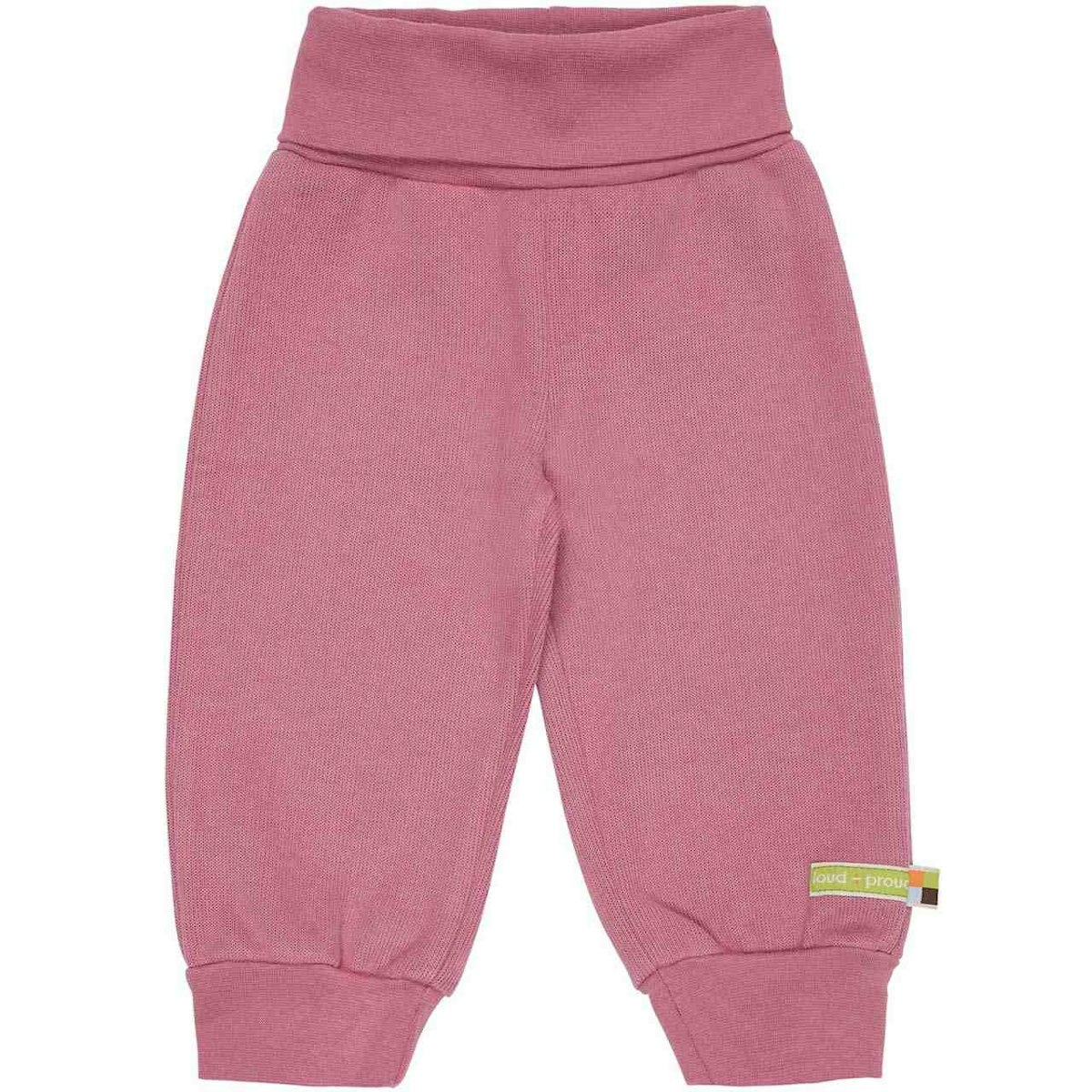 Bequeme Jogginghose Bündchen uni pink 140