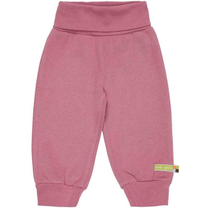 Bequeme Jogginghose Bündchen uni pink 164